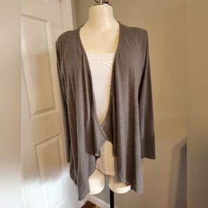 LuLaRoe Charcoal Open Front Cardigan